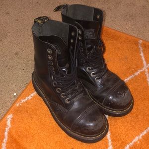 Steel-toed Doc Martens (need insoles)